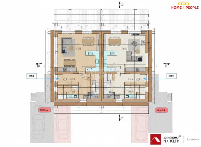 Prodej domu na klíč, Zlín, Nivy II, 118 m2