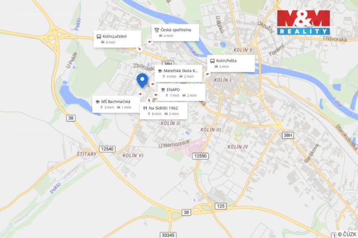 Prodej bytu 2+1, Kolín - Kolín II, Bachmačská, 50 m2