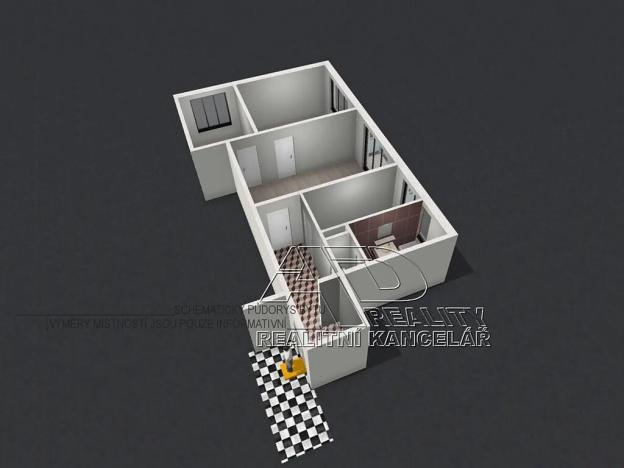 Prodej bytu 3+kk, České Budějovice, L. M. Pařízka, 62 m2