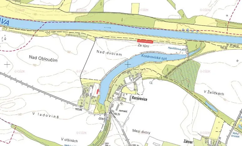 Prodej zahrady, Zálezlice, 1857 m2