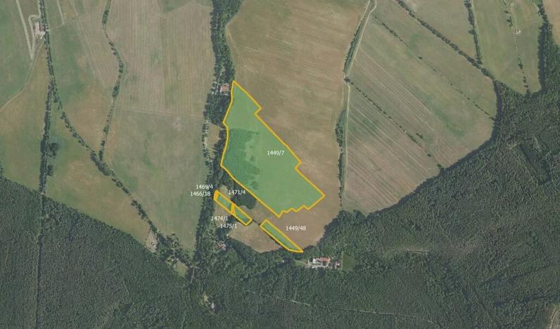 Prodej louky, Hostomice, 27237 m2