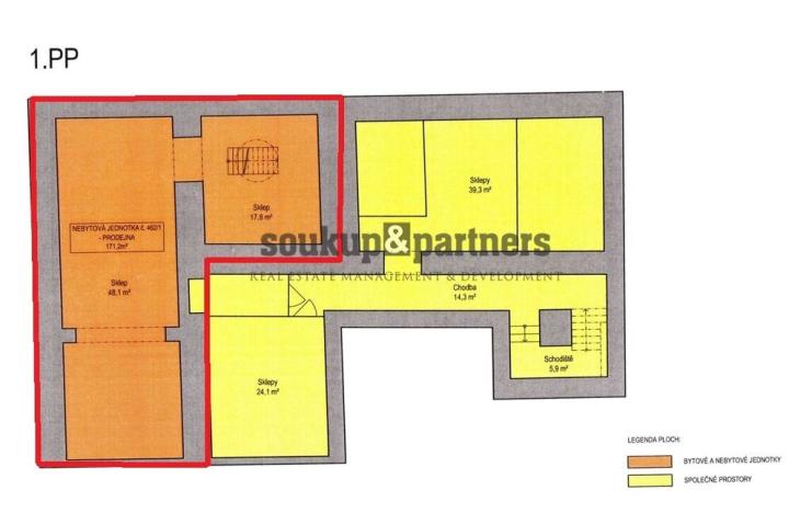 Pronájem obchodního prostoru, Praha - Smíchov, Radlická, 171 m2