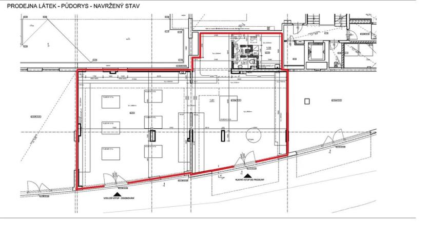 Prodej obchodního prostoru, Praha - Holešovice, Jateční, 244 m2