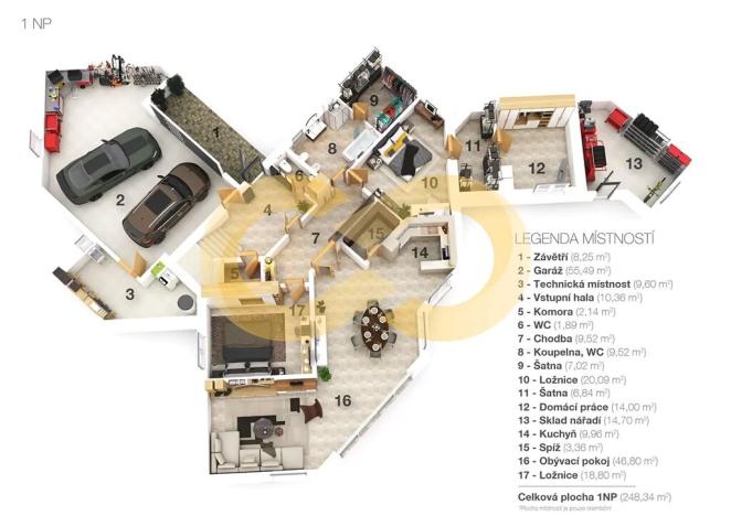Prodej rodinného domu, Planá nad Lužnicí, Harrachova, 324 m2