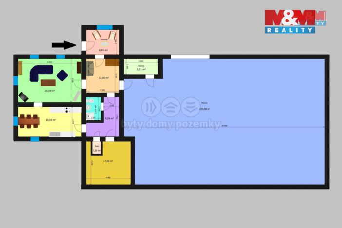 Prodej rodinného domu, Vrdy - Dolní Bučice, Nová, 160 m2