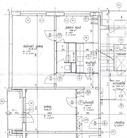 Pronájem bytu 2+1, Brno, Opálkova, 62 m2
