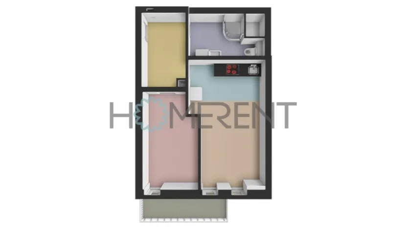 Prodej bytu 2+kk, Praha - Holešovice, Jankovcova, 43 m2