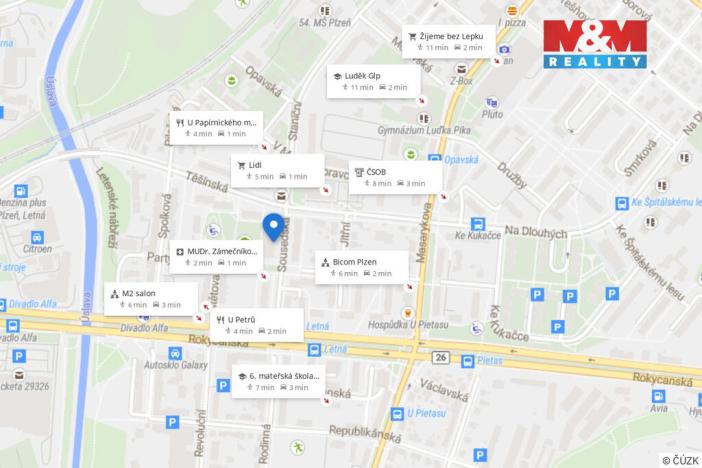 Pronájem skladu, Plzeň - Lobzy, Sousedská, 8 m2