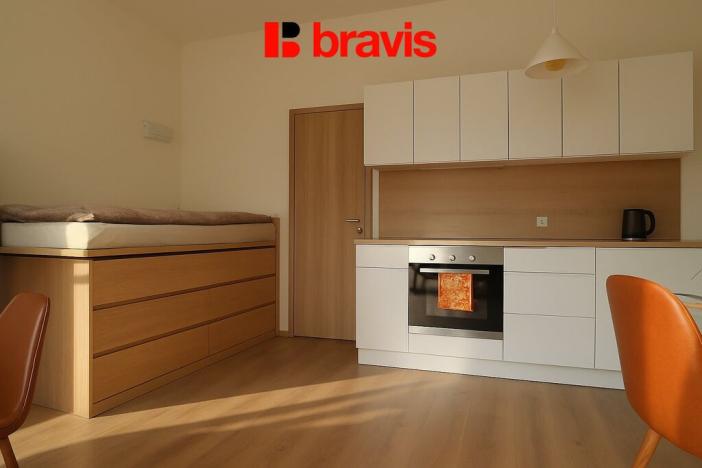 Pronájem bytu 1+kk, Brno - Zábrdovice, Spolková, 28 m2