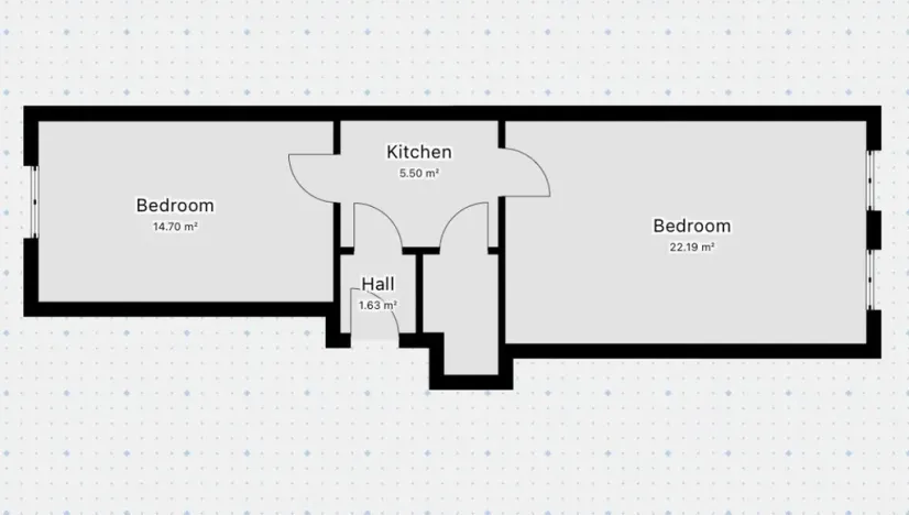 Pronájem bytu 2+kk, Praha - Žižkov, Víta Nejedlého, 43 m2