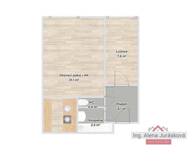 Prodej bytu 2+kk, Praha - Hostivař, Záveská, 36 m2