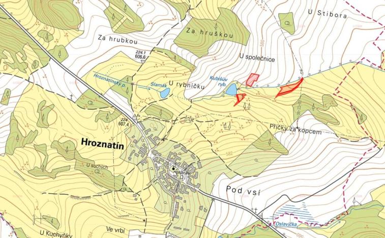 Prodej louky, Hroznatín, 5714 m2