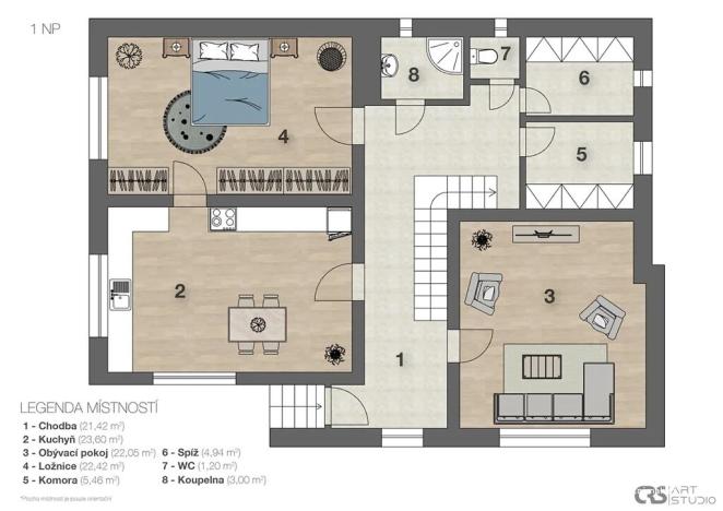 Prodej rodinného domu, Praha - Čakovice, Krystalová, 192 m2