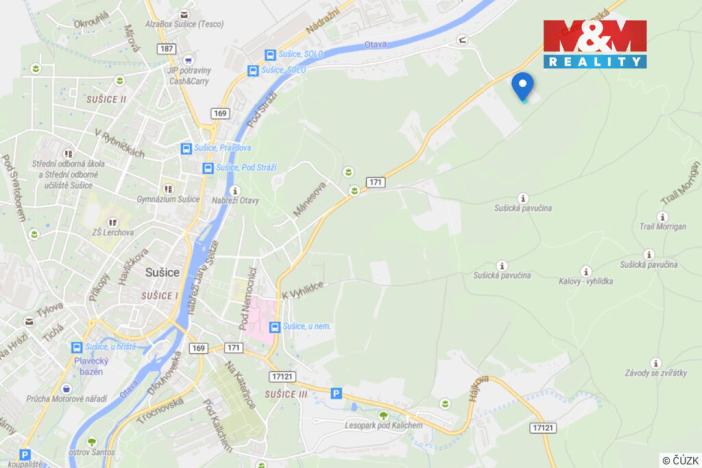 Prodej pozemku pro bydlení, Sušice, 989 m2