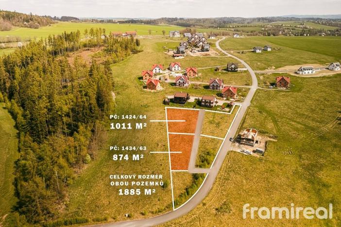 Prodej pozemku pro bydlení, Václavov u Bruntálu - Horní Václavov, 1985 m2