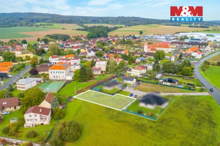 Prodej pozemku pro bydlení, Osek, 1080 m2