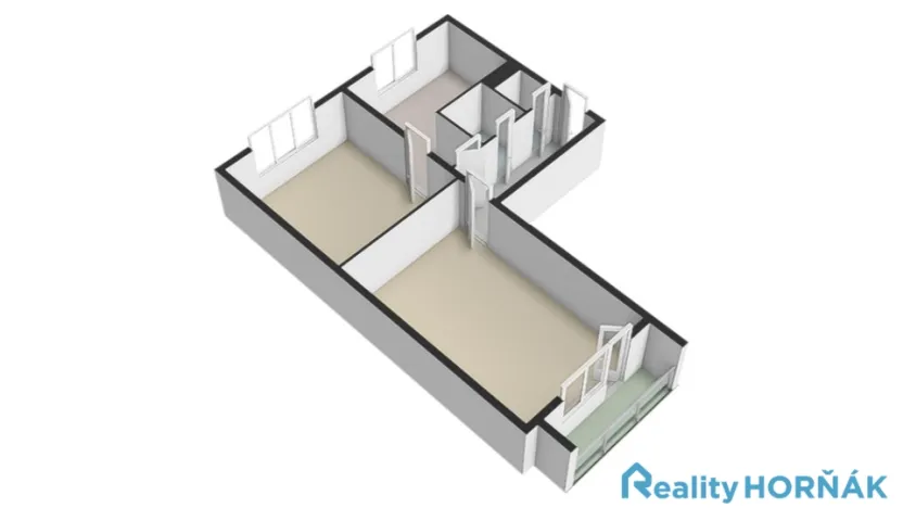 Prodej bytu 2+1, Praha - Malešice, Tuchorazská, 51 m2