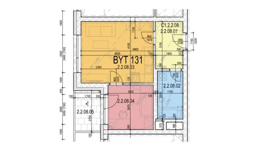 Pronájem bytu 2+kk, Brno, Wágnerova, 40 m2