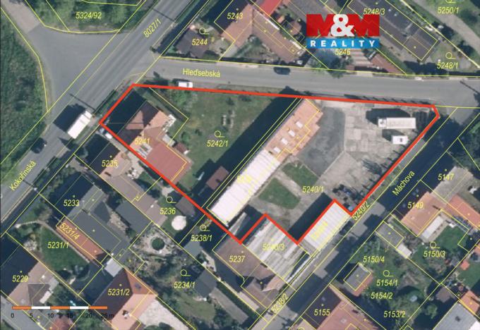 Pronájem obchodního prostoru, Mělník, Hleďsebská, 2357 m2