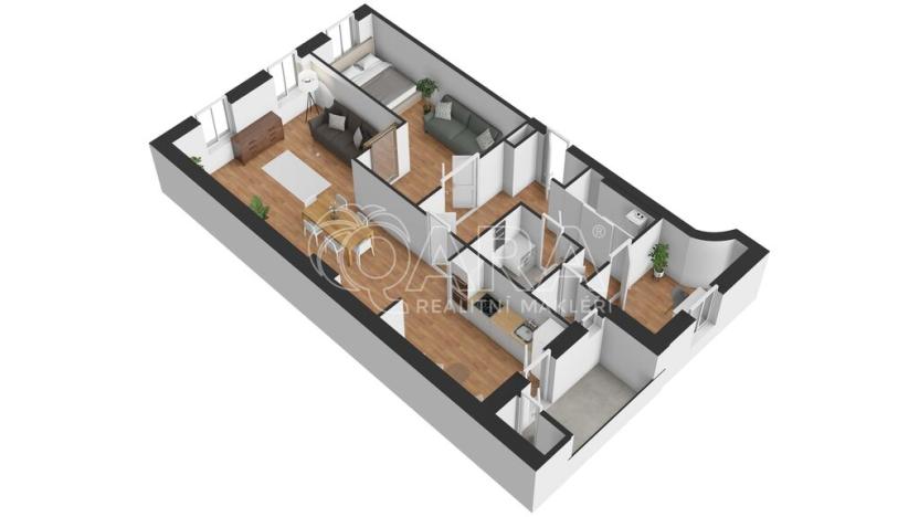 Pronájem bytu 3+kk, Praha - Smíchov, Pavla Švandy ze Semčic, 89 m2