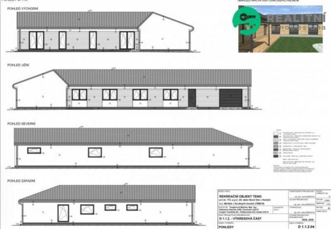 Prodej komerčního pozemku, Nová Ves v Horách - Mníšek, 971 m2