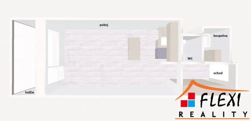 Prodej bytu 1+kk, Orlová - Lutyně, Osvobození, 31 m2