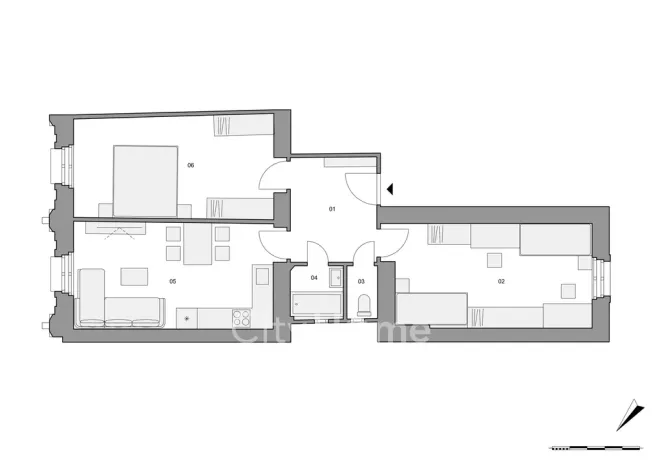 Prodej bytu 2+1, Praha - Nusle, Horní, 66 m2