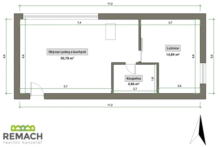 Pronájem bytu 2+kk, Staré Město, Hradišťská, 51 m2
