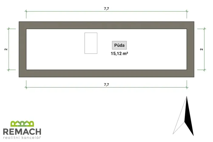 Pronájem bytu 2+kk, Staré Město, Hradišťská, 51 m2