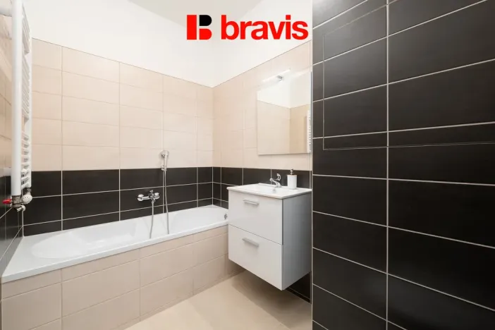 Pronájem bytu 1+kk, Brno - Maloměřice, Rázusova, 39 m2