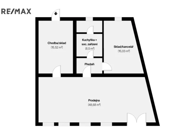 Pronájem obchodního prostoru, Praha - Nové Město, Lípová, 92 m2