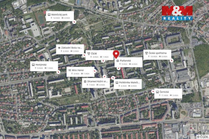 Prodej bytu 2+1, Praha - Malešice, Počernická, 54 m2