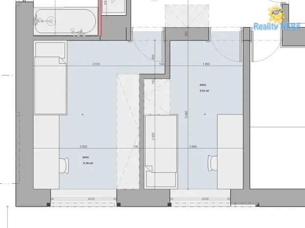 Pronájem bytu 4+1, Praha - Hodkovičky, Na výspě, 103 m2