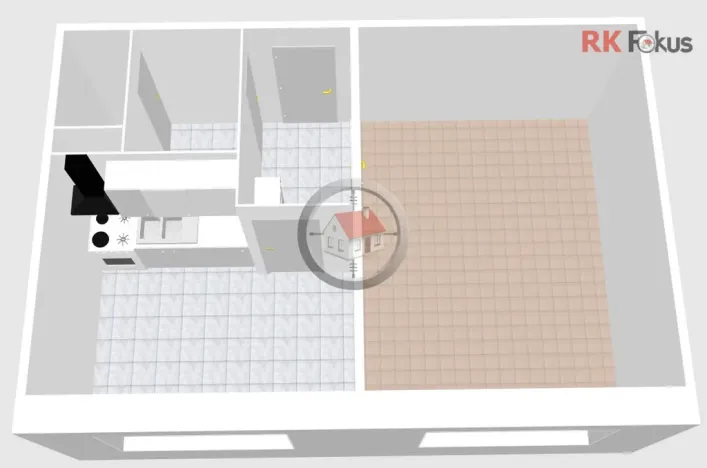 Prodej bytu 1+1, Třebíč - Nové Dvory, Moskevská, 33 m2