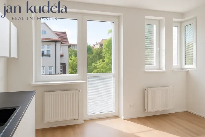 Pronájem bytu 1+kk, Brno, Trávníky, 21 m2