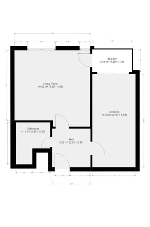Pronájem bytu 2+kk, Praha - Troja, Hnězdenská, 45 m2