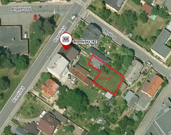 Prodej pozemku pro bydlení, Jirny, Brandýská, 435 m2