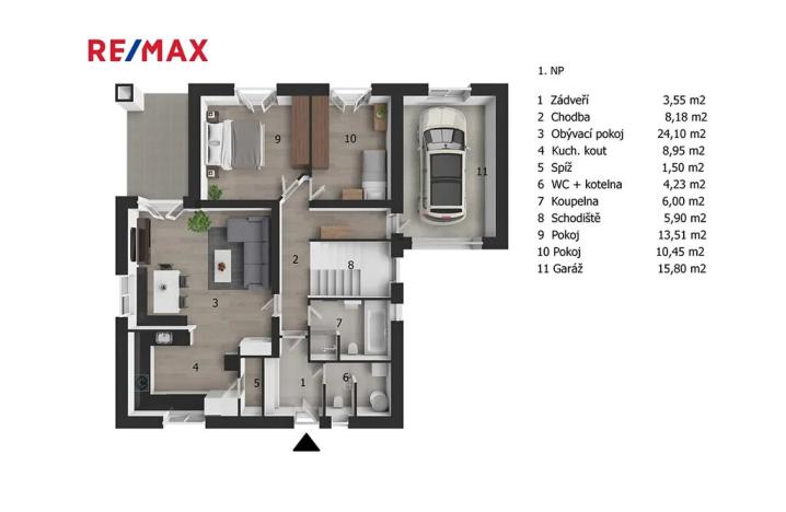 Prodej rodinného domu, Obříství, V. Talicha, 170 m2