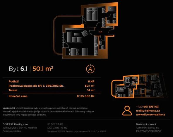 Prodej bytu 2+kk, Brno, Rostislavovo náměstí, 50 m2