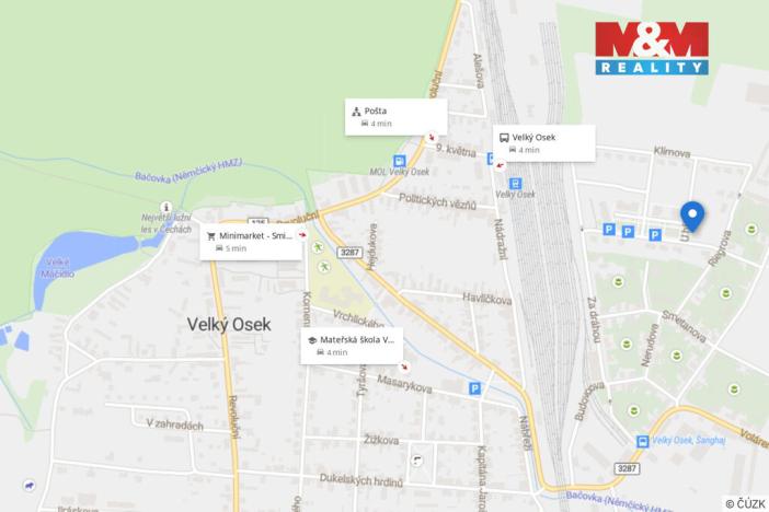 Pronájem bytu 1+kk, Velký Osek, U hřiště, 38 m2