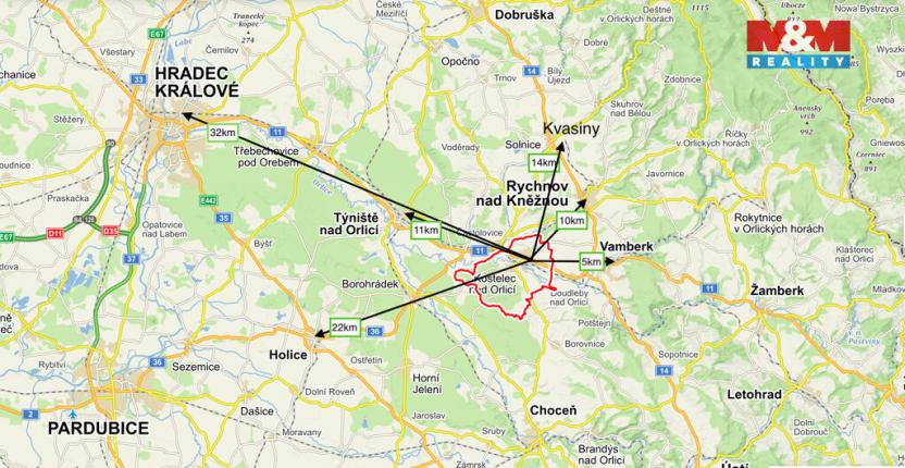 Prodej výrobních prostor, Kostelec nad Orlicí, Mánesova, 207 m2