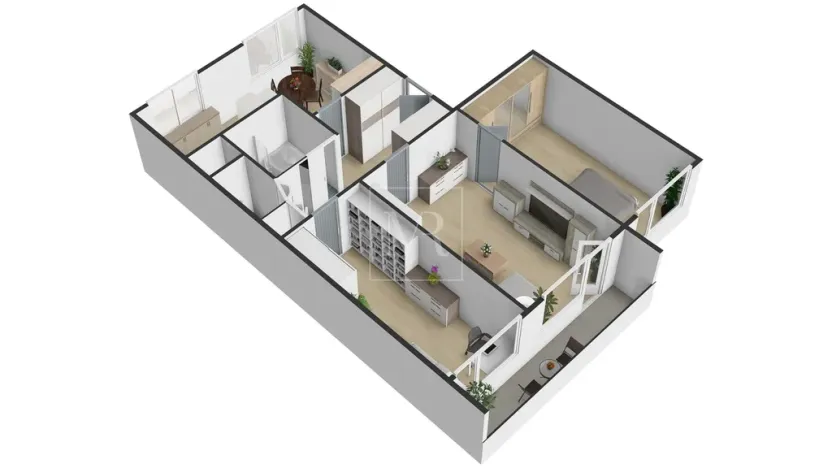 Prodej bytu 3+1, Praha - Kobylisy, Luhovská, 74 m2