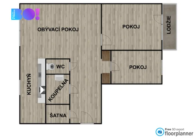 Prodej bytu 3+1, Třinec, Topolová, 69 m2
