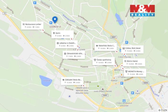 Prodej bytu 2+kk, Cvikov, Sídliště, 43 m2