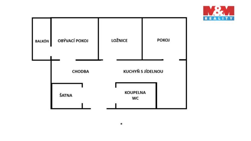 Prodej bytu 3+1, Frýdlant, Fügnerova, 67 m2
