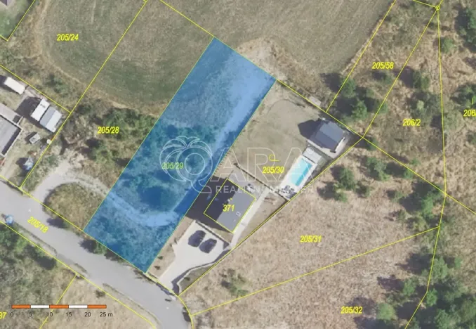 Prodej pozemku pro bydlení, Tuchoměřice, 1237 m2