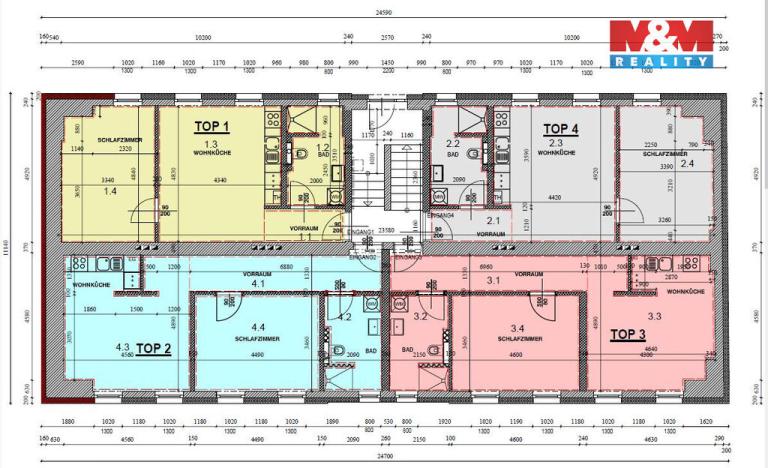 Prodej činžovního domu, Ostrava - Zábřeh, Mozartova, 289 m2
