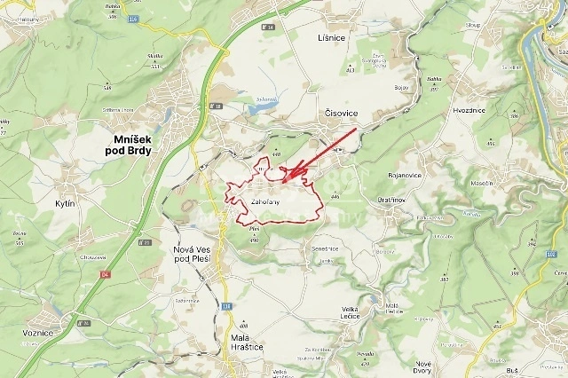 Prodej pozemku pro bydlení, Zahořany, 3573 m2