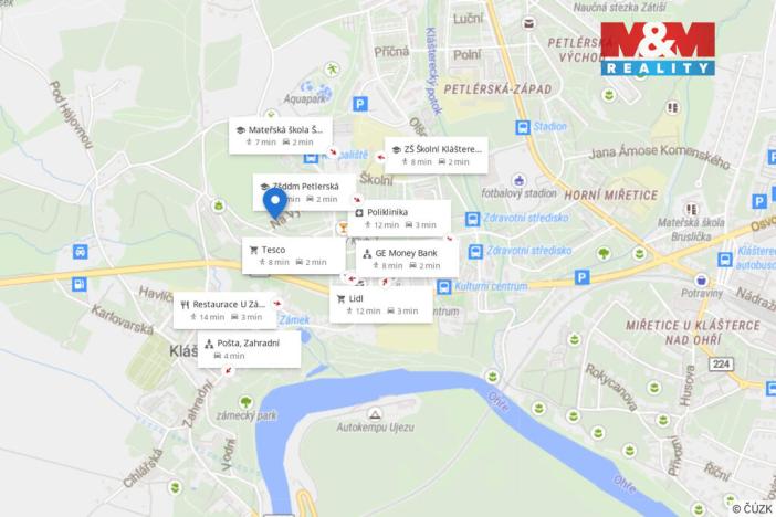 Prodej bytu 3+1, Klášterec nad Ohří, Na Vyhlídce, 65 m2