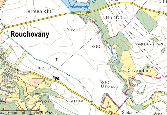 Prodej lesa, Rouchovany, 1620 m2